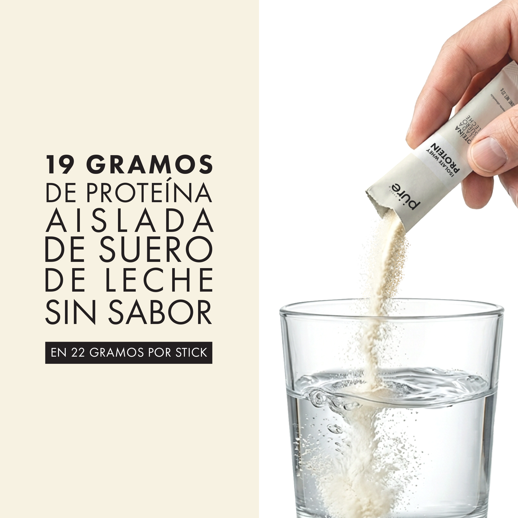 PROTEÍNA • sin sabor