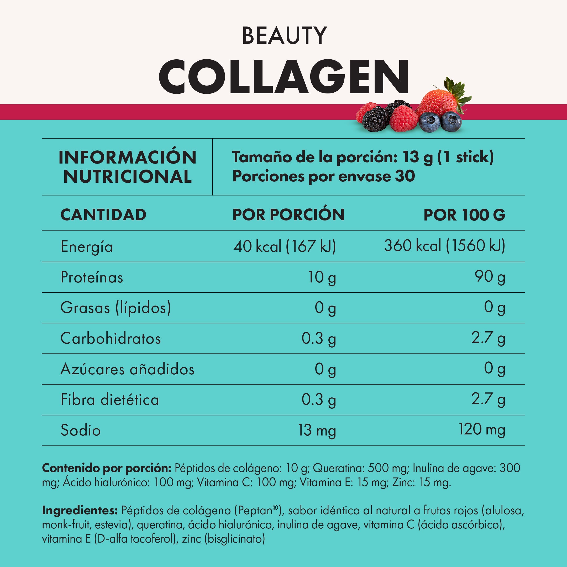 BEAUTY COLLAGEN • Frutos Rojos