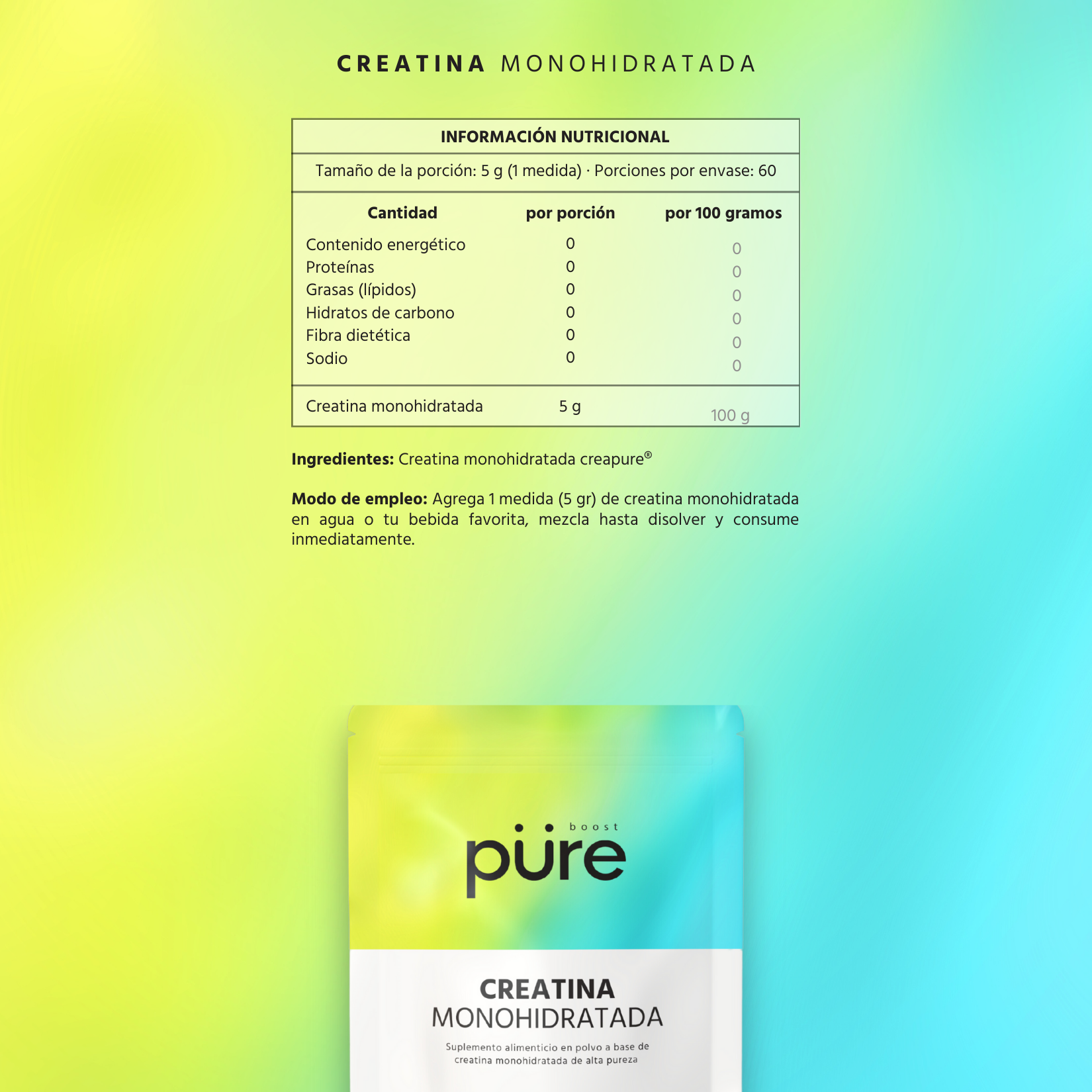 Creatina Monohidratada