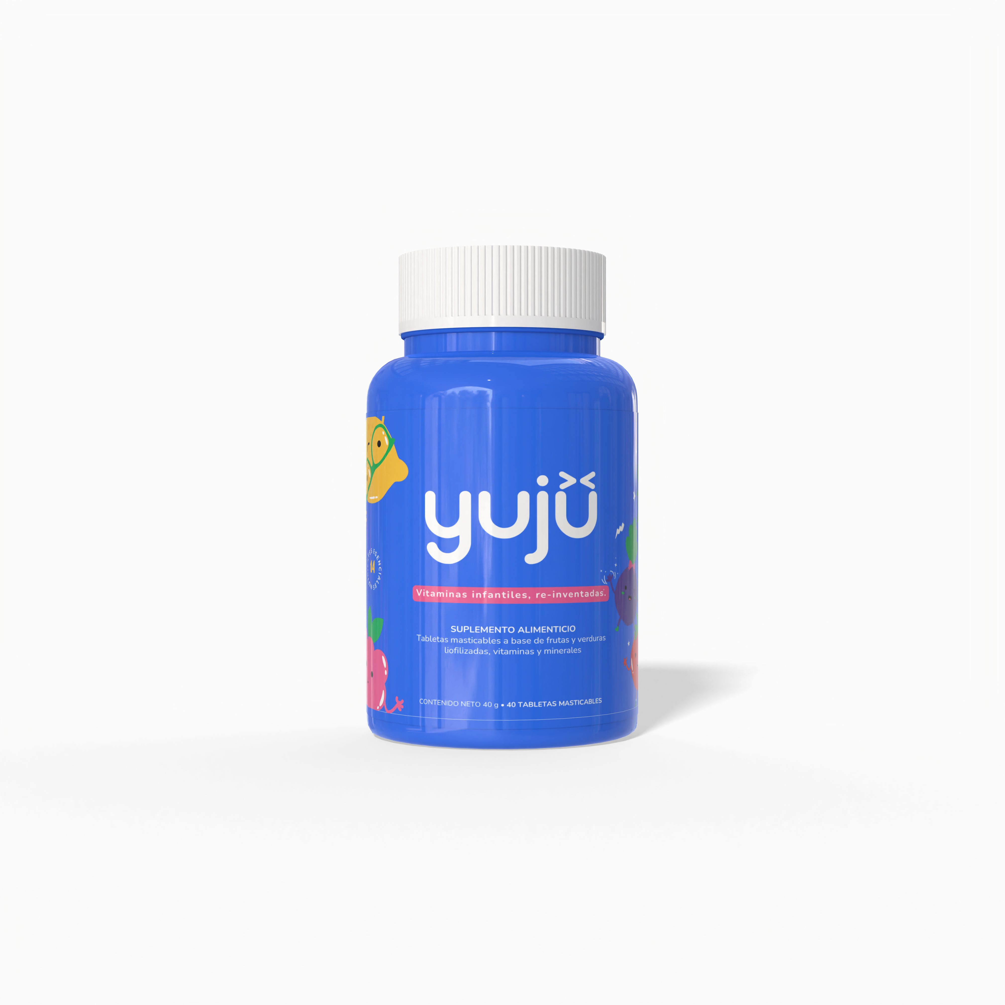 yujü: Vitaminas diarias para niños (40 tabletas)