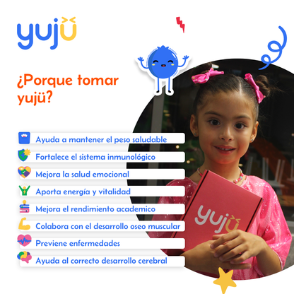 Refill de vitaminas diarias para niños yujü
