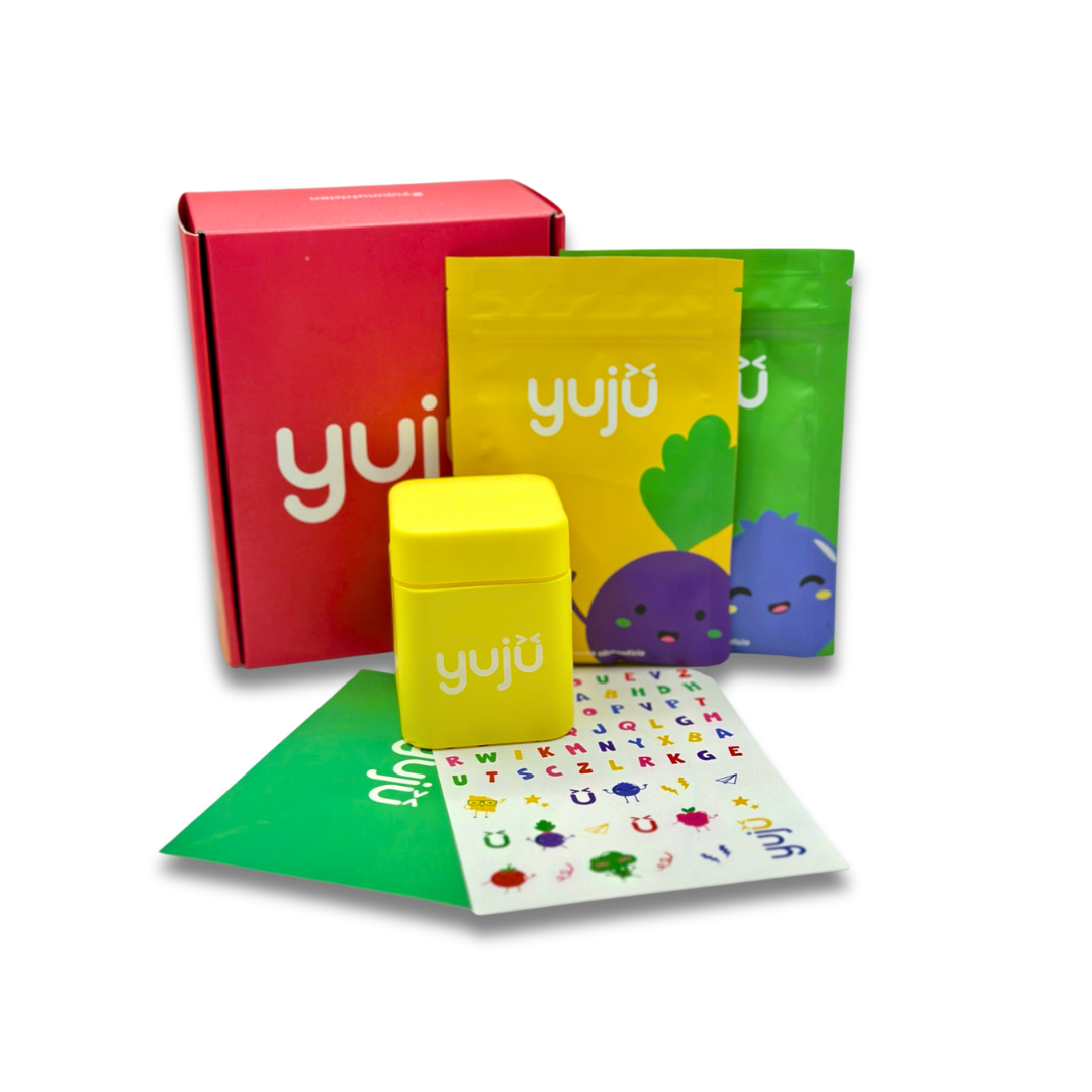 Vitaminas diarias para niños yujü (pack inicial con frasco)